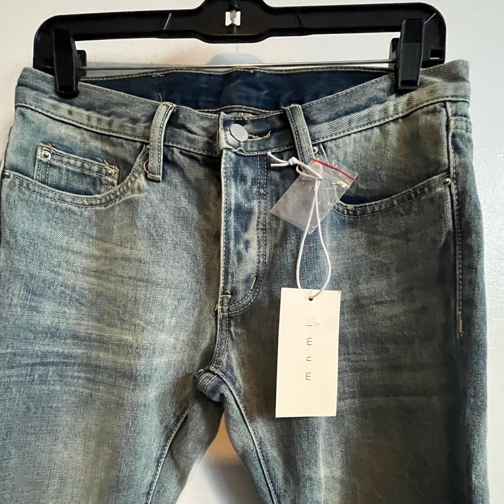 size 29 blue denim MNML jeans